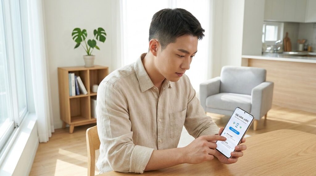 갤럭시 스마트 스위치 초기 설정